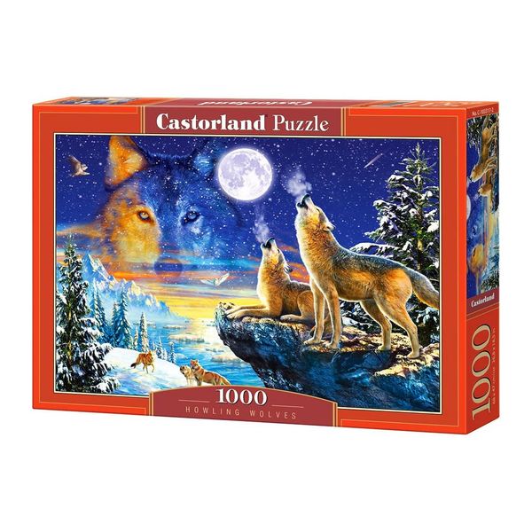 Xếp hình Puzzle Howling Wolves 1000 mảnh CASTORLAND C-103317-2