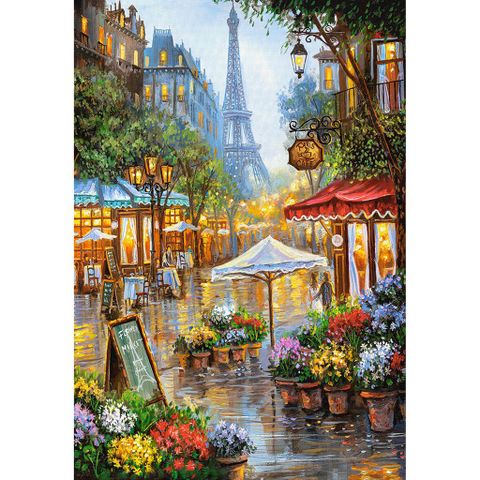  Xếp hình Spring Flowers, Paris 1000 mảnh CASTORLAND C103669 