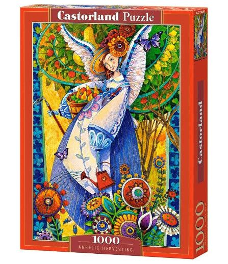 Tranh ghép hình puzzle 1000 mảnh Angelic Harvesting Castorland