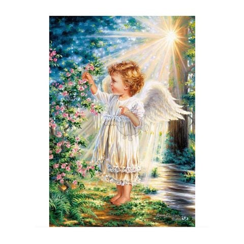  Tranh ghép hình puzzle 1000 mảnh An Angel's Touch Castorland 