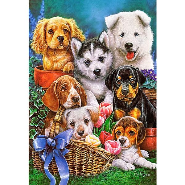 Xếp hình Puzzle Puppies 1000 mảnh CASTORLAND C-104048
