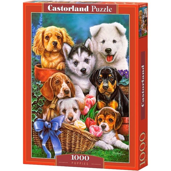 Xếp hình Puzzle Puppies 1000 mảnh CASTORLAND C-104048