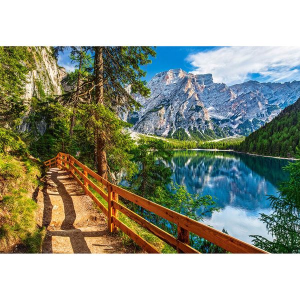 Xếp hình Puzzle Braies Lake, Italy 1000 mảnh CASTORLAND C-104109