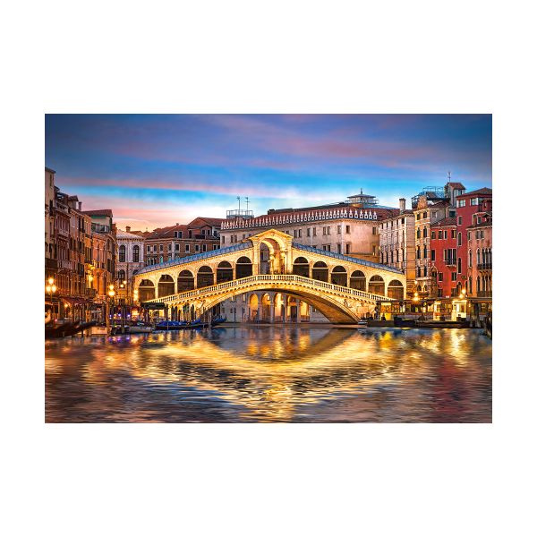 Tranh ghép hình puzzle 1000 mảnh Rialto by Night Castorland