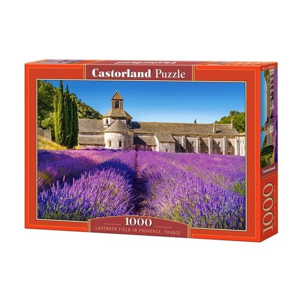 Tranh ghép hình puzzle 1000 mảnh Lavender Field in Provence Castorland