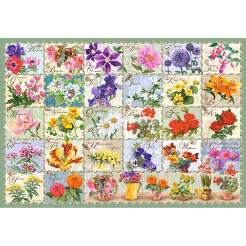  Xếp hình puzzle Vintage Floral 1000 mảnh CASTORLAND C-104338 