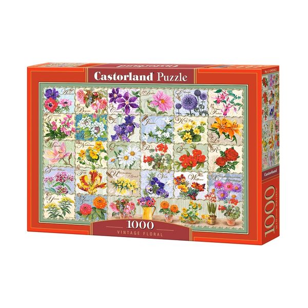 Xếp hình Puzzle Vintage Floral 1000 mảnh CASTORLAND C-104338