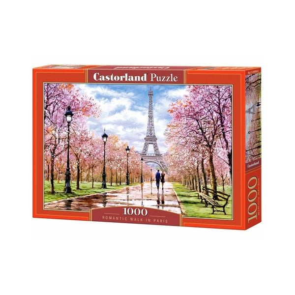 Tranh ghép hình puzzle 1000 mảnh Romantic Walks in Paris Castorland