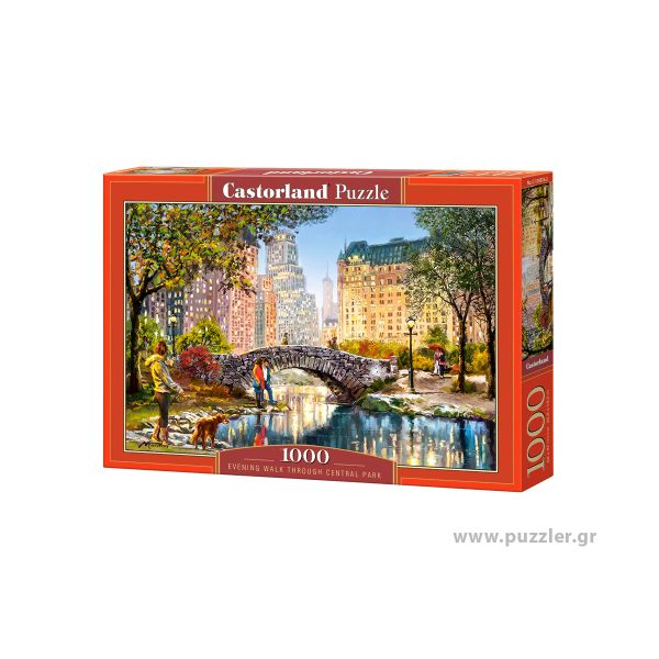 Xếp hình Puzzle Evening Walk Through Central Park 1000 mảnh CASTORLAND