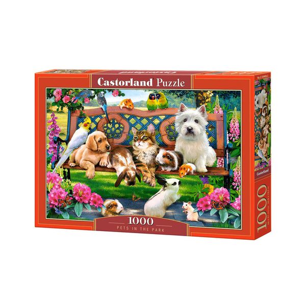 Xếp hình Puzzle Pets in the Park 1000 mảnh CASTORLAND C-104406