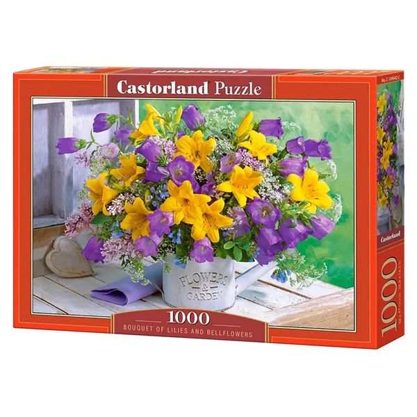 Xếp hình Puzzle Bouquet of Lilies and Bellflowers 1000 mảnh CASTORLAND