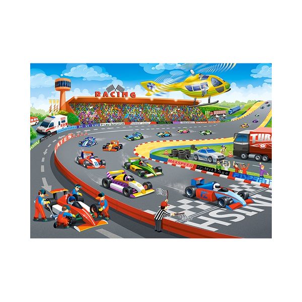 Xếp hình puzzle trường đua xe địa hình 100 mảnh CASTORLAND B-111046