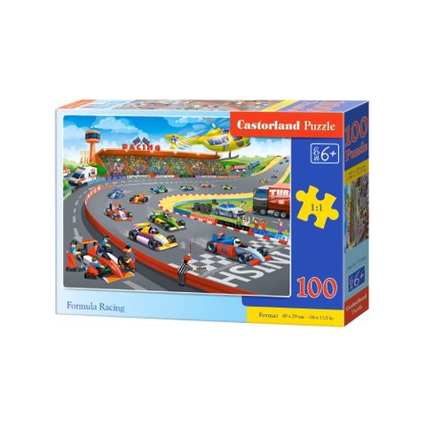  Xếp hình puzzle trường đua xe địa hình 100 mảnh CASTORLAND B-111046 