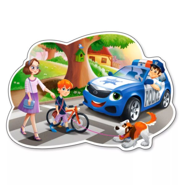 Xếp hình Puzzle Cảnh Sát 12 mảnh Maxi CASTORLAND B-120215