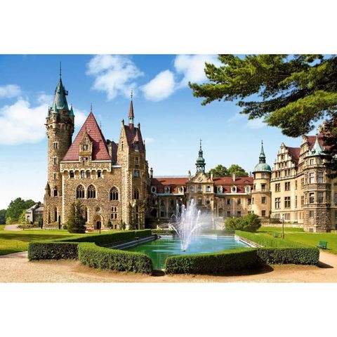 Xếp hình puzzle Moszna Castle, Poland 1500 mảnh CASTORLAND C-150670 
