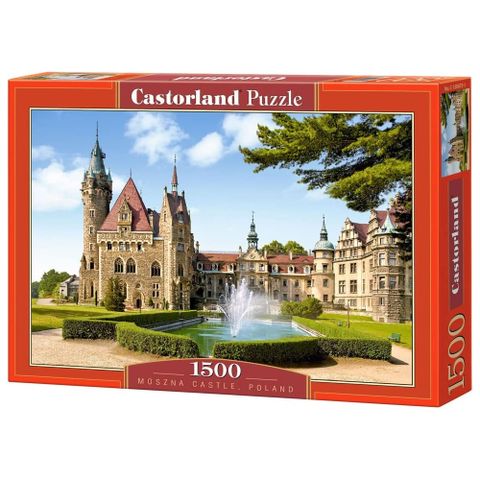  Xếp hình Puzzle Moszna Castle, Poland 1500 mảnh CASTORLAND C-150670 