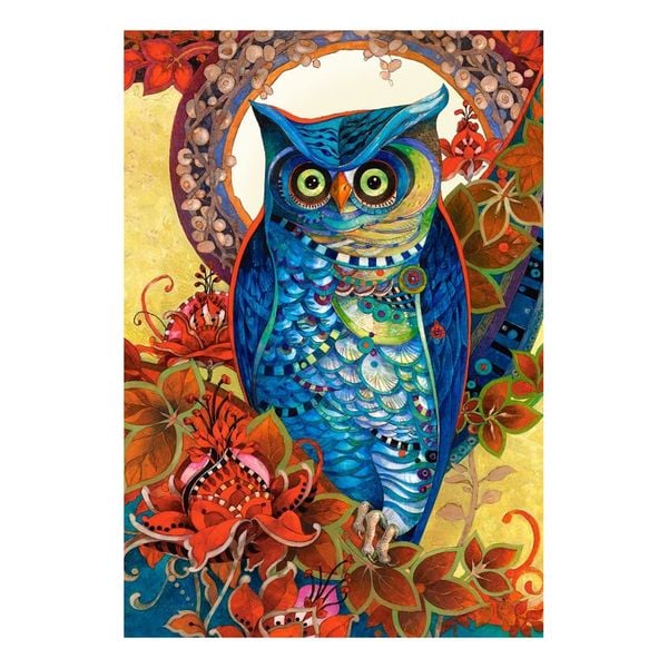 Tranh ghép hình puzzle 1500 mảnh Hoot, David Galchutt Castorland