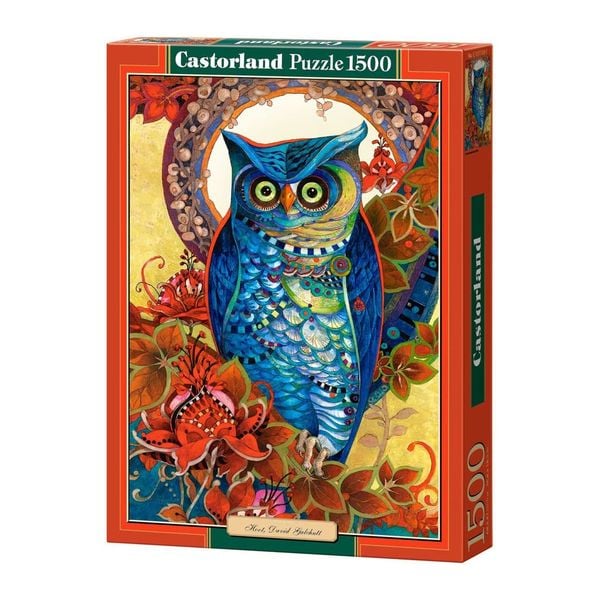 Tranh ghép hình puzzle 1500 mảnh Hoot, David Galchutt Castorland