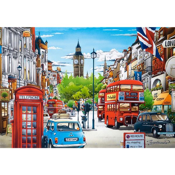 Xếp hình Puzzle Buổi Sáng London 1500 mảnh CASTORLAND C-151271