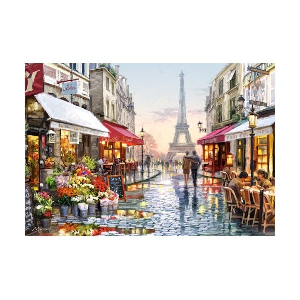 Tranh ghép hình puzzle 1500 mảnh Flower Shop Castorland