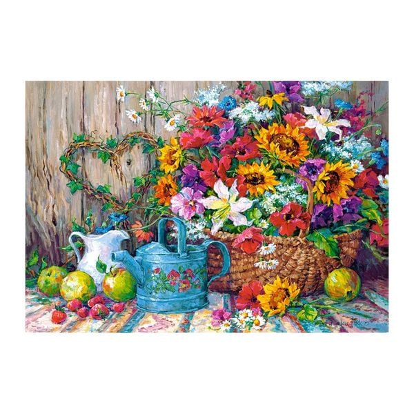 Tranh ghép hình puzzle 1500 mảnh Fresh from the Garden Castorland