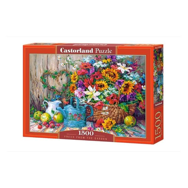 Tranh ghép hình puzzle 1500 mảnh Fresh from the Garden Castorland