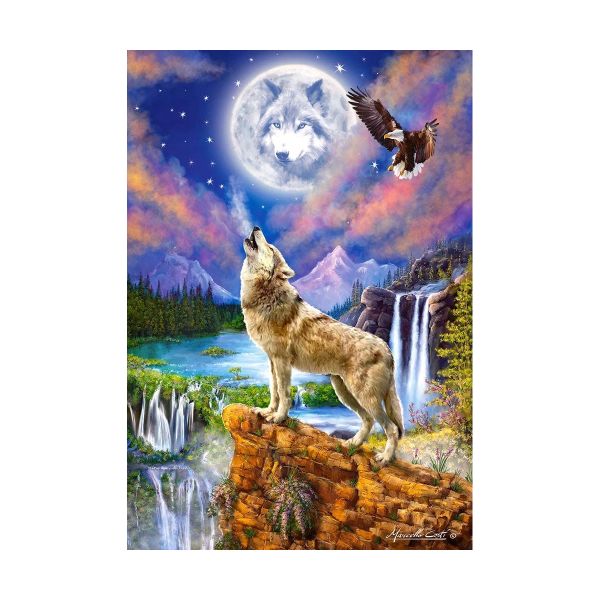 Xếp hình puzzle đêm trăng của sói 1500 mảnh CASTORLAND C-151806