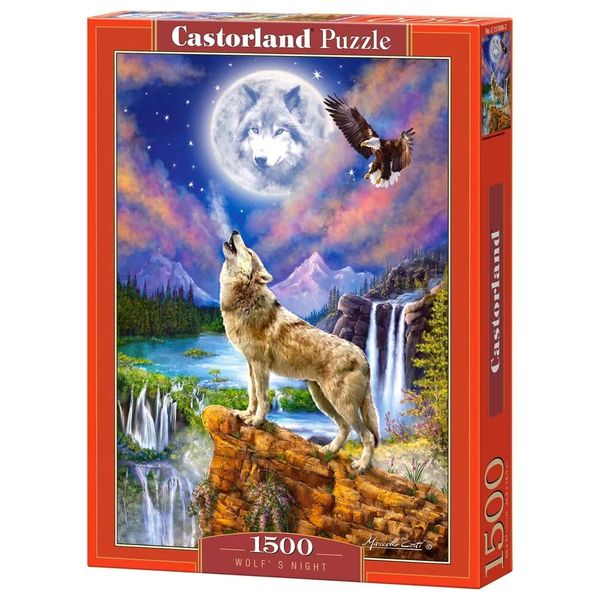 Xếp hình puzzle đêm trăng của sói 1500 mảnh CASTORLAND C-151806