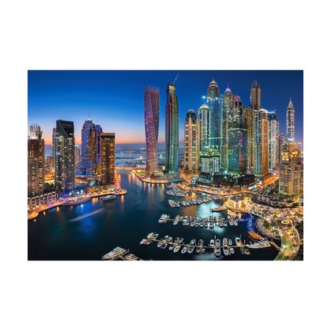  Xếp hình Puzzle Các Tòa Tháp Chọc Trời ở Dubai 1500 mảnh CASTORLAND C-151813 