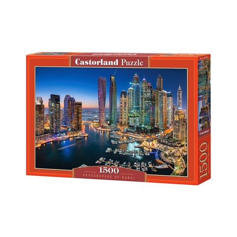  Xếp hình Puzzle Các Tòa Tháp Chọc Trời ở Dubai 1500 mảnh CASTORLAND C-151813 