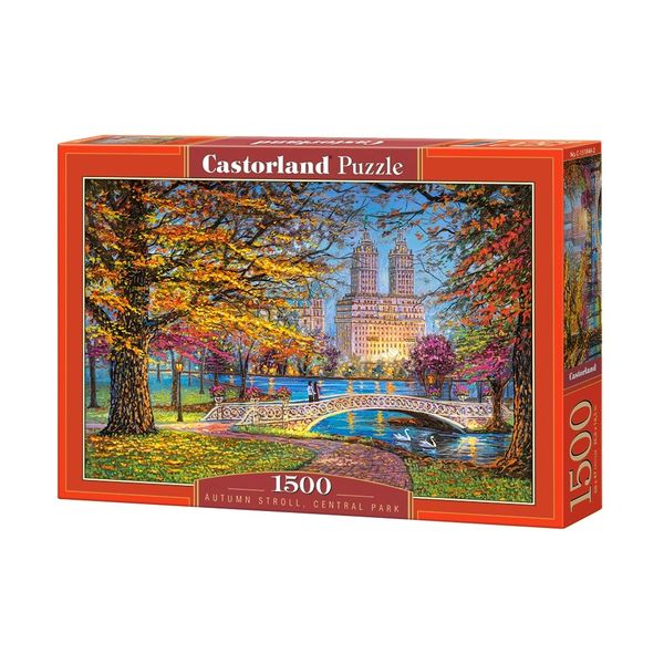 Xếp hình Puzzle Autumn Stroll, Central Park 1500 mảnh CASTORLAND