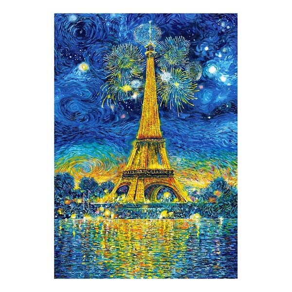 Tranh ghép hình puzzle 1500 mảnh Paris Celebration Castorland