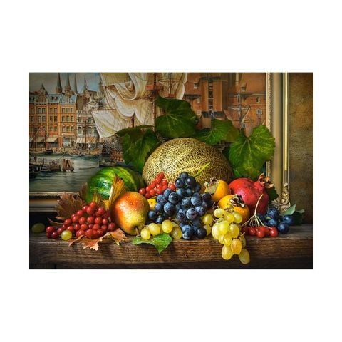  C151868 Xếp hình puzzle Still Life with Fruits 1500 mảnh Castroland 