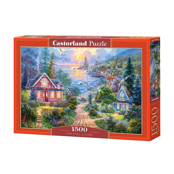 Xếp hình Puzzle Cuộc Sống Ven Biển 1500 mảnh CASTORLAND C-151929