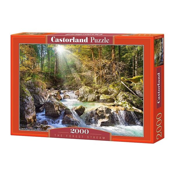 Xếp hình Puzzle Sunny Forest Stream 2000 mảnh CASTORLAND C-200382