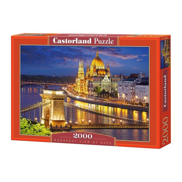 Xếp hình Puzzle Budapest view at dusk 2000 mảnh CASTORLAND C-200405