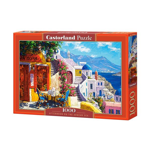 Xếp hình Puzzle Chủ đề Spring in Santorini 2000 mảnh Castorland
