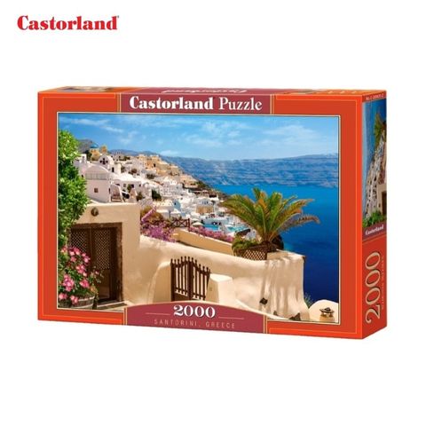  C200672 23win08 com ghép hình puzzle Santorini view 2000 mảnh Castorland 