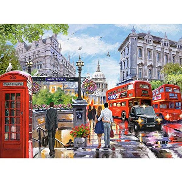  Xếp hình puzzle Spring in London 2000 mảnh CASTORLAND C-200788 