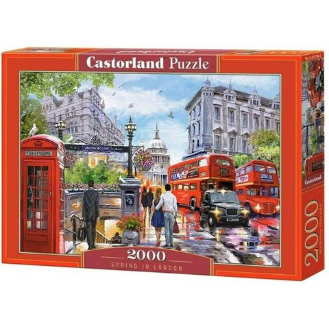  Xếp hình Puzzle Spring in London 2000 mảnh CASTORLAND C-200788 