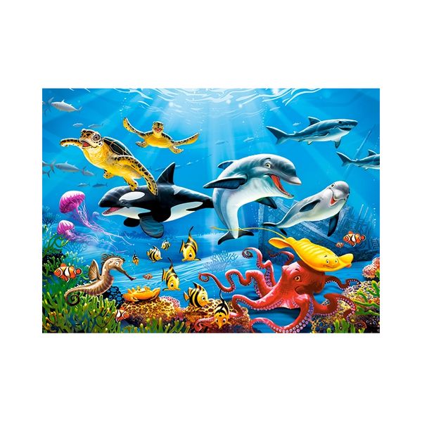 Xếp hình puzzle thế giới đại dương ở vùng biển nhiệt đới 200 mảnh CASTORLAND B-222094