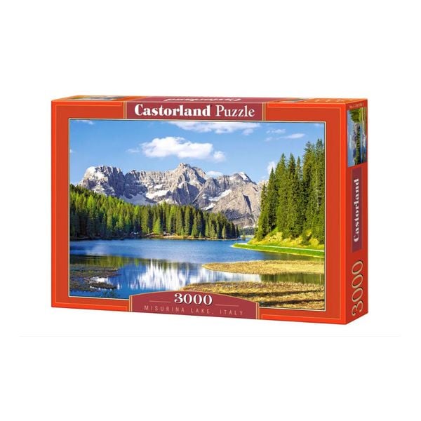 Tranh ghép hình puzzle 3000 mảnh Misurina Lake, Italy Castorland