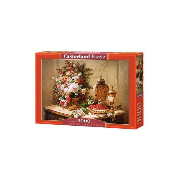  C300488 Xếp hình puzzle Tulips and other Flowers 3000 mảnh Castroland 
