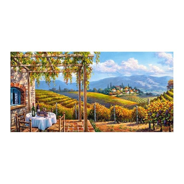 Tranh ghép hình puzzle 4000 mảnh Vineyard Village Castorland
