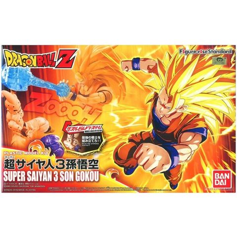  FIgure-rise Standard Dragon Ball Super Saiyan3 Son Goku Colored Plastic Model 