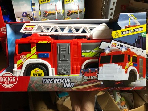  203306000 Đồ Chơi Xe Cứu Hỏa DICKIE TOYS Fire Rescue Unit 