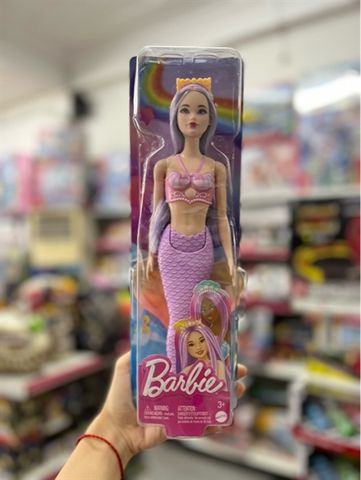 HRR02 Barbie A Touch of Magic Fashion Doll Mermaid Purple 