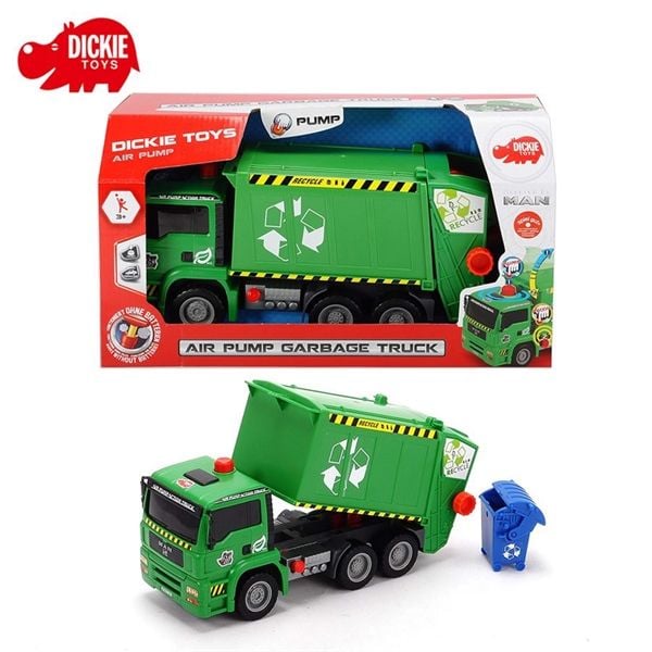  203805000 Đồ Chơi Xe Rác DICKIE TOYS Air Pump Garbage Truck (31 cm) 