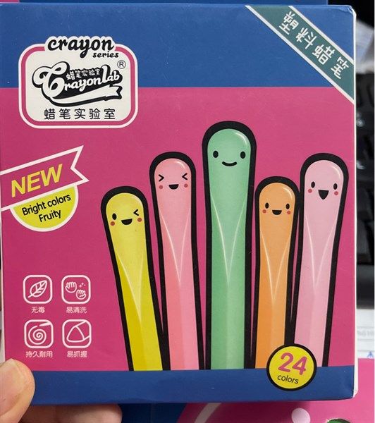  Crayon 24 màu hữu cơ 