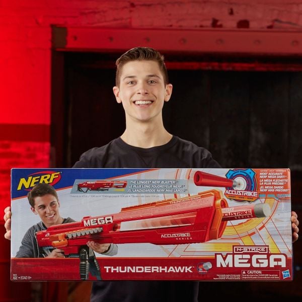 Súng Nerf N-Strike Mega AccuStrike Series Thunderhawk Blaster E0403